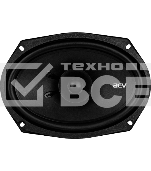 Колонки автомобильные ACV PD-691 BEATS (без решетки) 240Вт 91дБ 4Ом 16x23см (6x9дюйм) (ком.:2кол.) коаксиальные однополосные