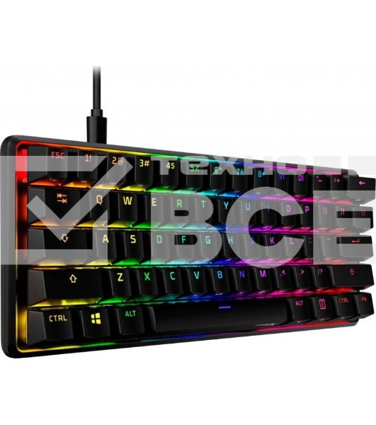 Клавиатура HyperX Alloy Origins 60 US (4P5N4AA#ABA) проводная, USB, черный
