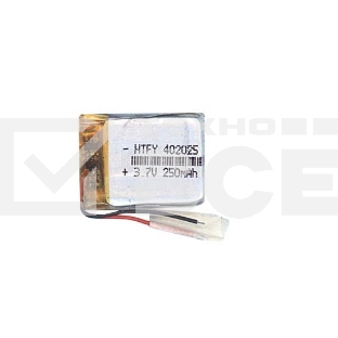 Аккумулятор Li-Pol (батарея) 4*20*25мм 2pin 3.7V/250mAh