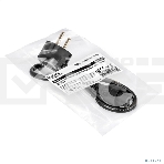 Кабель питания ноутбуков ExeGate Power PC5-0,5P (Евровилка Schuko->C5, VDE-250V-3*0.5мм2, медь, черный, 6A, 0.5м), фото7