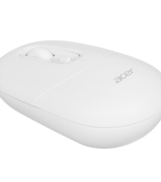 Мышь беспроводная Acer OMR301 белый, 1600 dpi, радиоканал, Bluetooth, USB, кнопки - 4