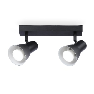 Светильник Ambrella light TA13117/2 BK/WH черный/белый GU10/2 max 12W 350*85*150