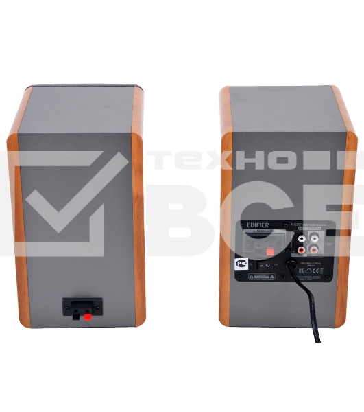 Колонки Edifier R1280T Silver {Активные, 2 x 21W RMS, 75-18000Гц, дерево, пульт ДУ}