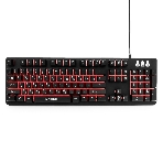 Клавиатура игровая Гарнизон GK-300G, металл, 3 различные подсветки, USB, черный, антифантомные и механизированные клавиши,, фото 1
