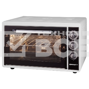 Мини-печь Kraft KF-MO3801W / Объем 38л. Макс.температура 320 °С. Таймер отключения 90 мин.
