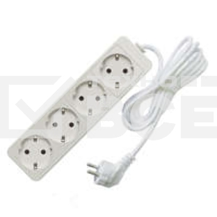 Удлинитель 4х1.5м с заземл. 10А IP20 2.2кВт Союз 481S-9401