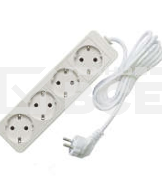 Удлинитель 4х1.5м с заземл. 10А IP20 2.2кВт Союз 481S-9401