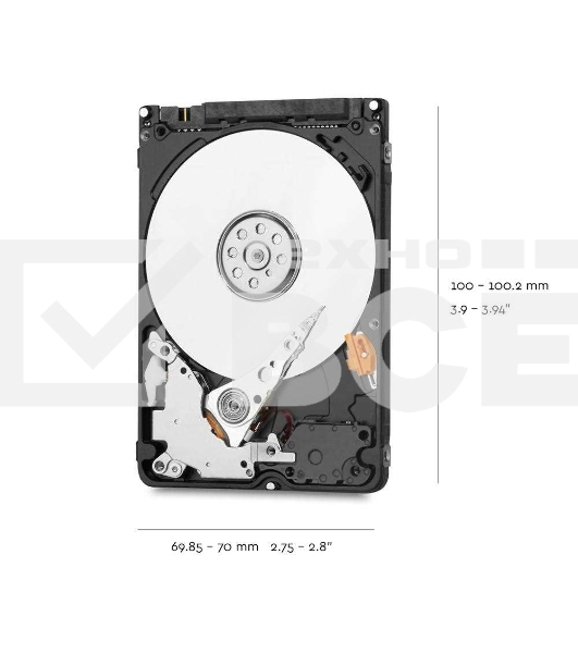 Жесткий диск Western Digital  Blue™ WD20SPZX 2ТБ 2,5