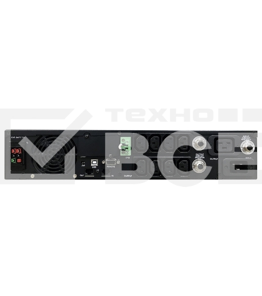 Источник бесперебойного питания Powercom Smart King RT SRT-3000A LCD 2700Вт 3000ВА черный