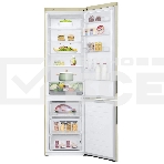 Холодильник LG GA-B509CESL бежевый глянцевый двухкамерный 277/107л морозилка снизу, No Frost, фото3