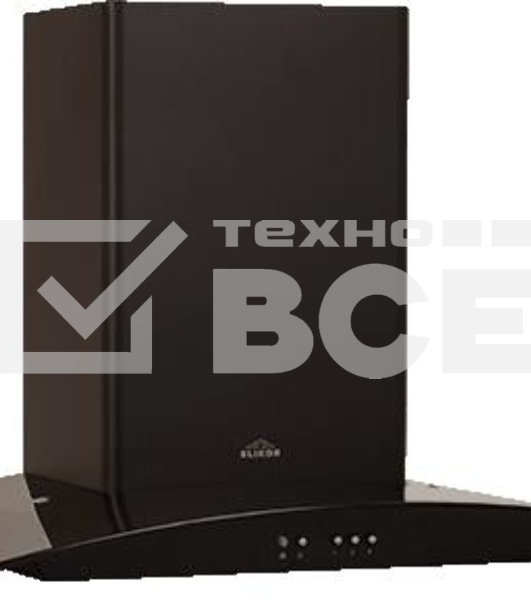 Вытяжка Elikor Аметист 90П-650-К3Д черный/тонир