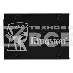 Накопитель SSD Kingston KC600, 1Tb, SATA III, 2.5