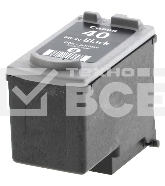 Картридж струйный PG-40Bk (0615B025), для Canon MP150/170/450/iP2200/iP1600, черный, 16ml