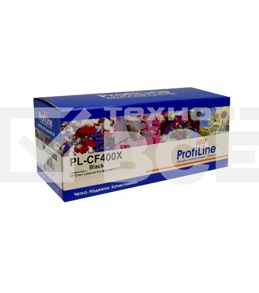 Картридж лазерный PL-CF400X №201X для принтеров HP Color LaserJet Pro M252/MFP277 2800 копий Black ProfiLine