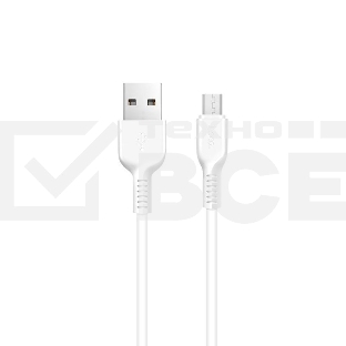 Кабель USB HOCO X20 Flash, USB - Micro USB, 2А, 3м, белый