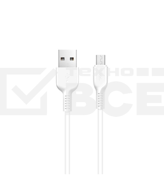 Кабель USB HOCO X20 Flash, USB - Micro USB, 2А, 3м, белый