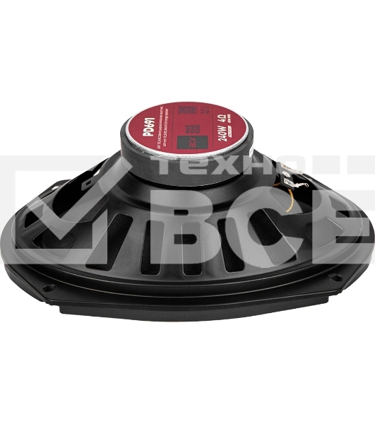 Колонки автомобильные ACV PD-691 BEATS (без решетки) 240Вт 91дБ 4Ом 16x23см (6x9дюйм) (ком.:2кол.) коаксиальные однополосные