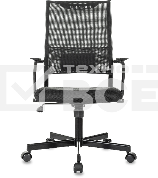 Кресло руководителя Бюрократ CH Balance черный Elastic-102 TW-11 сетка/ткань крестов. металл черный