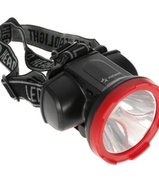 Фонарь светодиодный аккум. налобный Космос H5W 2 режима 5Вт LED 2А.ч зарядка от USB