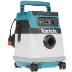 Строительный пылесос Makita DVC150LZ гибридное, белый, 320 Вт, уборка сухая/влажная, пылесборник мешок/контейнер, 15 л, фото7