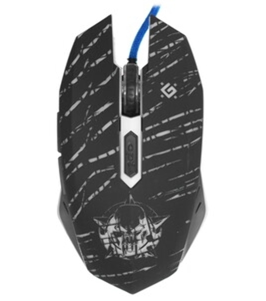 Мышь проводная Defender Dark Agent GM-590L черный, 12800 dpi, USB, кнопки - 6