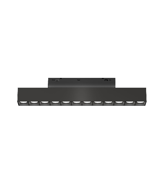 Трековый линейный светильник Ambrella light GL4495 BK черный IP20 12W 3CCT 3000-6000K SMART 48V 24° 218*22*25