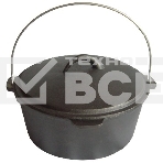 Казан MALLONY KС-31 д. 31 см (985047) (Казан чугунный KС-31, диам. 31 см, объем 6 л.), фото2