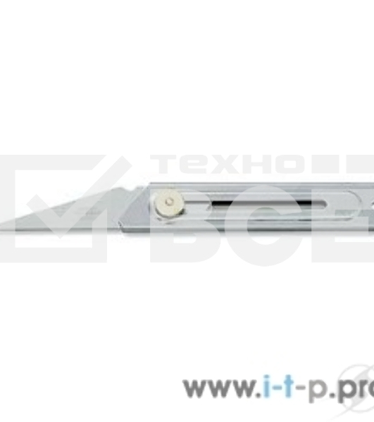 Нож Olfa хозяйственный с выдвижным лезвием, корпус и лезвие из нержавеющей стали, 20 мм OL-CK-2