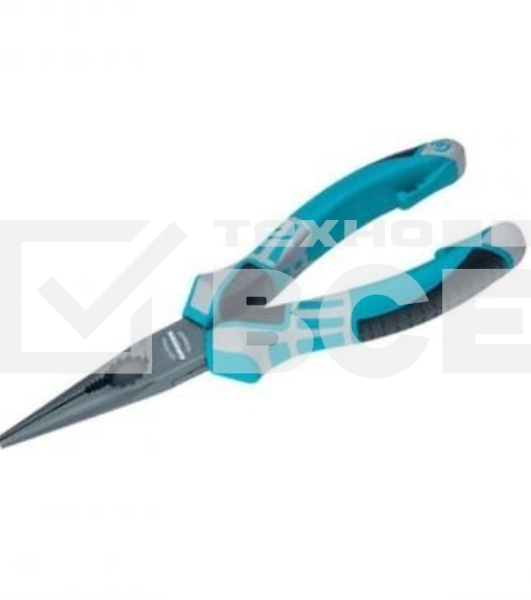 Длинногубцы прямые Gross 17170 170 мм, трехкомпонентные рукоятки