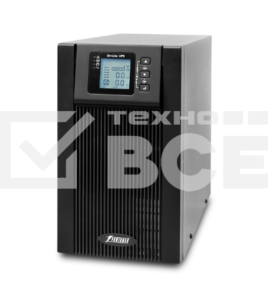 Источник бесперебойного питания Powerman Online 3000VA/2400W, 220V, Tower, Out: 3xShuko, Black*Online3000