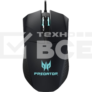 Мышь проводная Acer Predator Cestus 300 черный, 5000 dpi, USB, кнопки - 4