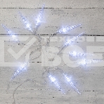 Гирлянда светодиодная «Сосульки» 1.5 м, 10 LED, прозрачный ПВХ, цвет свечения белый, 2 х АА (батарейки не в комплекте) NEON-NIGHT, фото 1