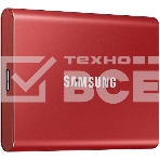 Накопитель SSD Samsung T7 MU-PC1T0R/WW, USB-C, 1Tb, 1.8