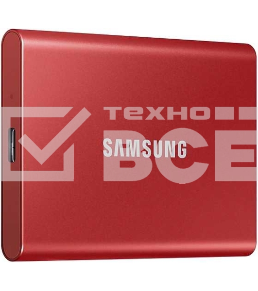 Накопитель SSD Samsung T7 MU-PC1T0R/WW, USB-C, 1Tb, 1.8