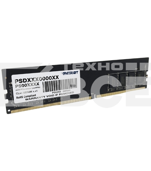 Оперативная память Patriot, DDR4, 4GB (1x4 GB), 2400 MHz, CL17