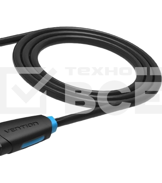 Кабель-удлинитель Vention USB 2.0 AM/AF - 1м Чёрный