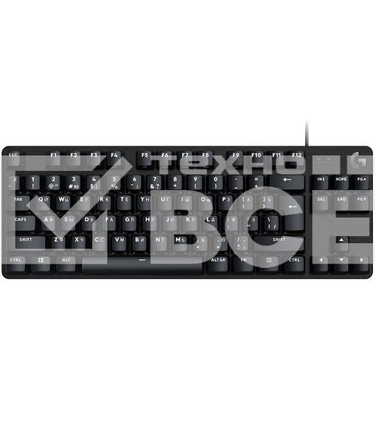 Клавиатура проводная Logitech Gaming Keyboard G413 TKL SE Mechanical - RUS - USB - TACTILE SWITCH черный