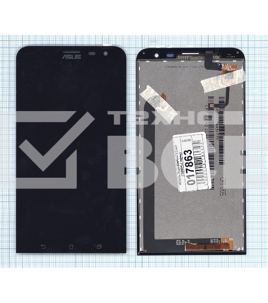 Дисплей для Asus ZenFone 2 Laser ZE600KL черный