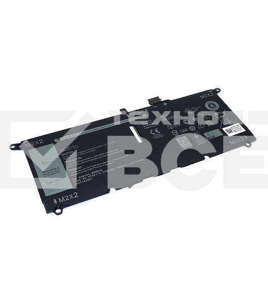Аккумуляторная батарея для ноутбука Dell XPS 13 9370 7.6V 6500 mAh