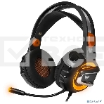 Гарнитура игровая Crown CMGH-3103 черный/оранжевый, фото2