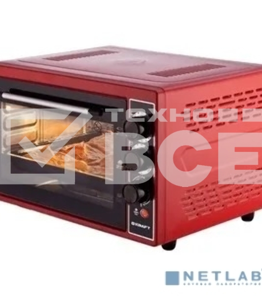Мини-печь Kraft KF-MO3804KR красный