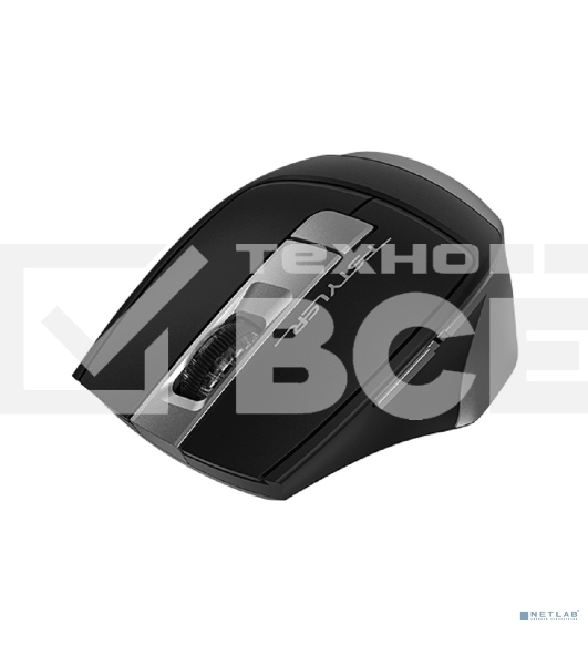 Мышь беспроводная A4Tech Fstyler FB35S серый/черный, 2000 dpi, радиоканал, Bluetooth, USB, кнопки - 5