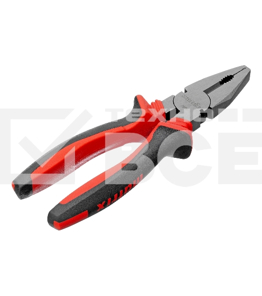 Плоскогубцы комбинированные Matrix 200 мм, хром-ванадий, двухкомпонентные рукоятки