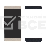Защитное стекло для Huawei Honor 8 золотистый, фото2