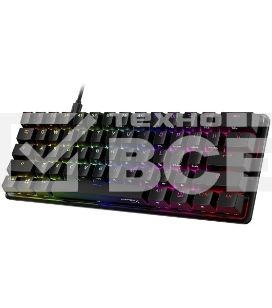 Клавиатура HyperX Alloy Origins 60 US (4P5N4AA#ABA) проводная, USB, черный