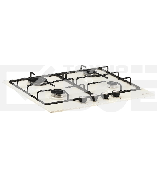 Встраиваемые газовые панели MONSHER MSG 66 Beige,ширина 60 см, 4 газовые конфорки, автоподжиг, газ-контроль, стальные решетки, цвет бежевый