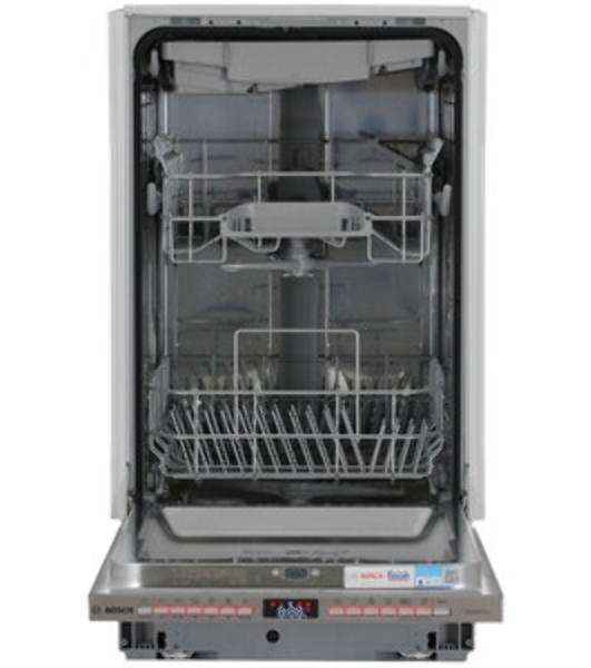 Встраиваемая посудомоечная машина Bosch SPV4EMX10E, серебристый, 44.8 см, 10 компл., 44 дБ, класс C