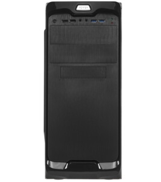 Компьютерный корпус ExeGate EX269435RUS Miditower UN-604 Black, ATX, (UN350, 120мм) 2хUSB+2хUSB 3.0, Audio