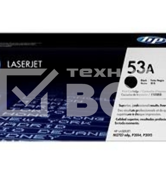 Картридж лазерный HP Q7553A черный для LaserJet P2015 3000 стр.