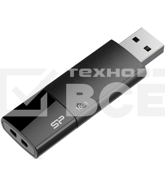 Флешка USB Silicon Power USB 16Gb Ultima U05 SP016Gb,UF2U05V1K USB 2.0, черный